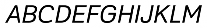 Crique Grotesk Italic Font UPPERCASE