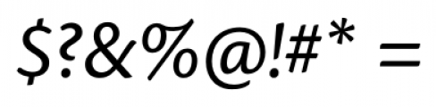 Cronos® Pro Italic Font OTHER CHARS