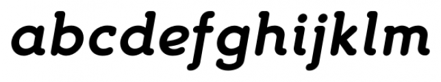 Croog Bold Italic Font LOWERCASE