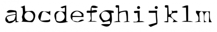 Crufty Gothic Medium Font LOWERCASE