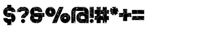 Cracked Plaza Cracked Font OTHER CHARS