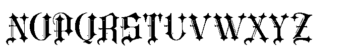 Cradle Dust Font UPPERCASE
