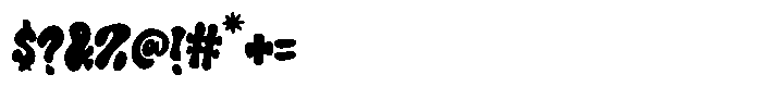 Craft Mark Regular Font OTHER CHARS