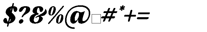 Crafted Pottery Italic Font OTHER CHARS