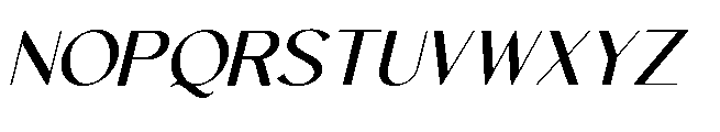 Crafteds Italic Font UPPERCASE