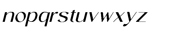 Crafteds Italic Font LOWERCASE