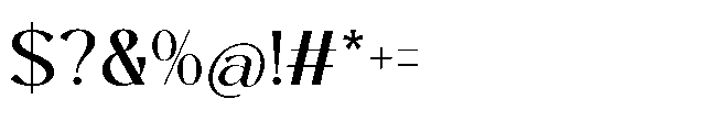 Crafteds Regular Font OTHER CHARS