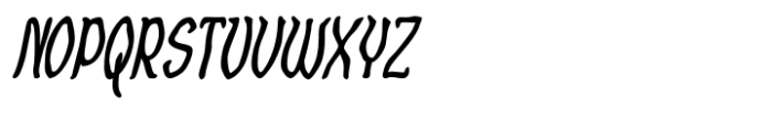 Craggy Bold Oblique Font UPPERCASE