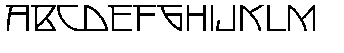 Craic Font UPPERCASE