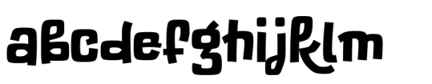 Cralic coob Heavy Font LOWERCASE