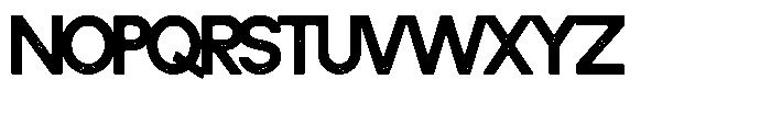 Cramsed Grunge Font UPPERCASE