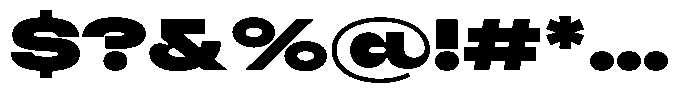 Cranch Black Font OTHER CHARS
