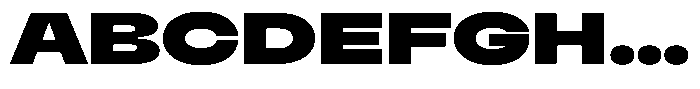 Cranch Black Font UPPERCASE