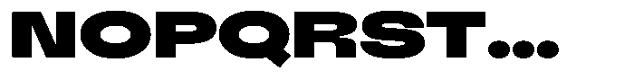 Cranch Black Font UPPERCASE