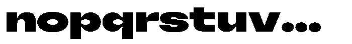 Cranch Black Font LOWERCASE