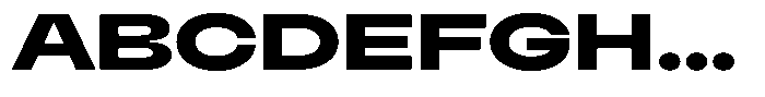 Cranch Bold Font UPPERCASE