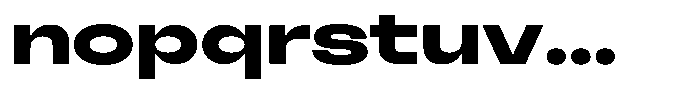 Cranch Bold Font LOWERCASE
