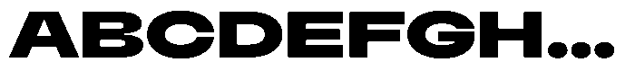 Cranch Extra Bold Font UPPERCASE