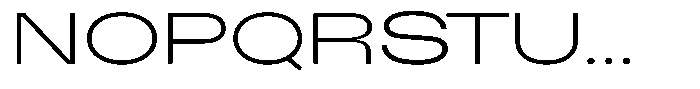 Cranch Extra Light Font UPPERCASE