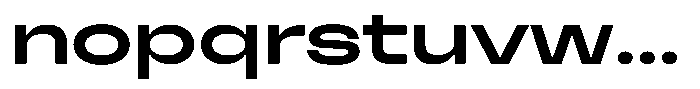 Cranch Medium Font LOWERCASE