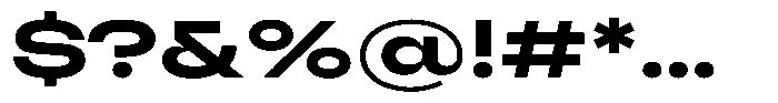 Cranch Semi Bold Font OTHER CHARS