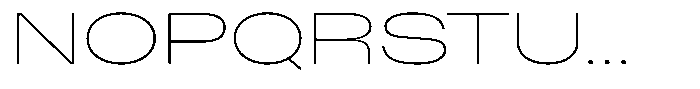 Cranch Thin Font UPPERCASE