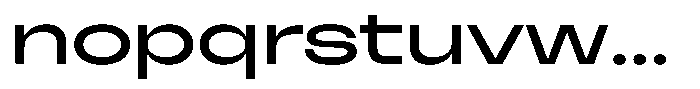 Cranch Variable Font LOWERCASE