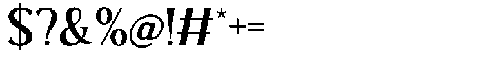 Cranio Regular Font OTHER CHARS