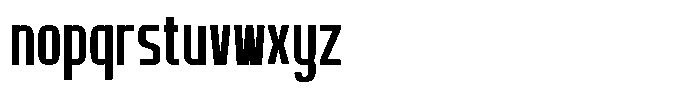 Cranity Bold Font LOWERCASE