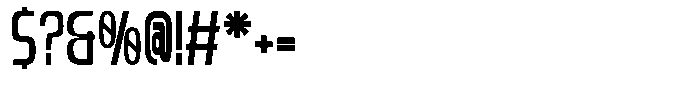 Cranity Regular Font OTHER CHARS