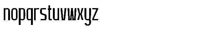 Cranity Regular Font LOWERCASE