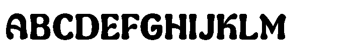 Cranwich Bold Font UPPERCASE