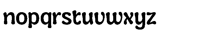 Cranwich Medium Font LOWERCASE