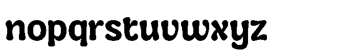 Cranwich Semi Bold Font LOWERCASE