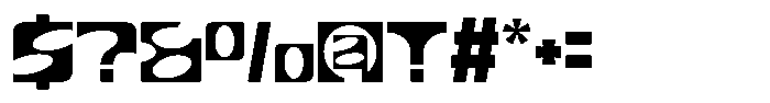 Crash Block Font OTHER CHARS
