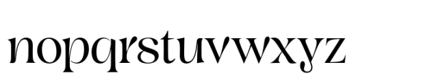 Crave Aura Roman Font LOWERCASE