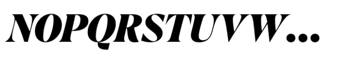 Crave Display Black Italic Font UPPERCASE