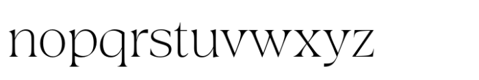 Crave Display Light Font LOWERCASE