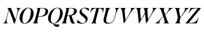Crave Display Medium Italic Font UPPERCASE
