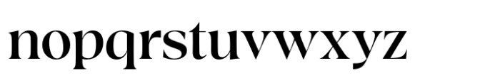Crave Display Medium Font LOWERCASE