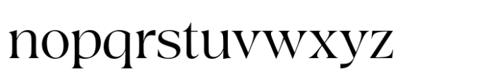 Crave Display Roman Font LOWERCASE