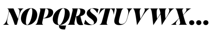 Crave Fine Black Italic Font UPPERCASE