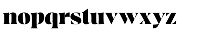 Crave Fine Black Font LOWERCASE
