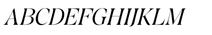 Crave Fine Italic Font UPPERCASE