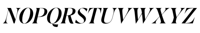 Crave Fine Medium Italic Font UPPERCASE