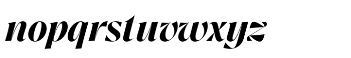 Crave Fine SemiBold Italic Font LOWERCASE