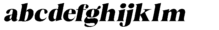 Craville Black Italic FONT