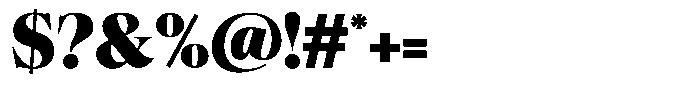 Craville Black Font OTHER CHARS