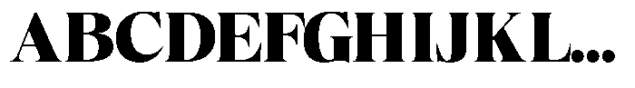 Craville Black Font UPPERCASE