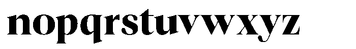 Craville Bold Font LOWERCASE